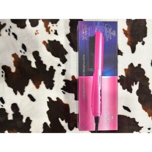 Royale Diamond Collection Multi-Purpose Ceramic Hair Brush HOT PINK Sealed Box